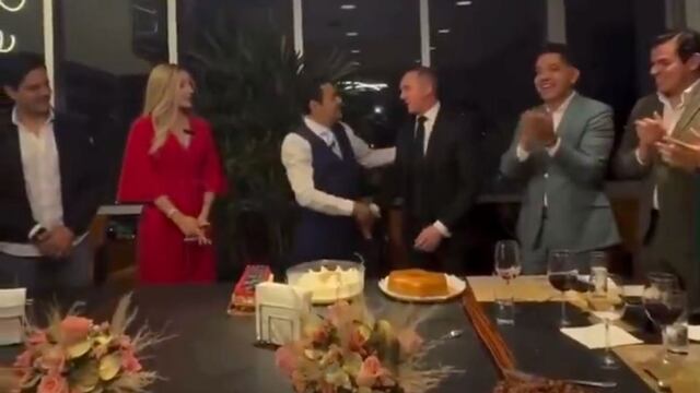 Festejaron a Adrián Rubalcava como director del Metro CDMX.