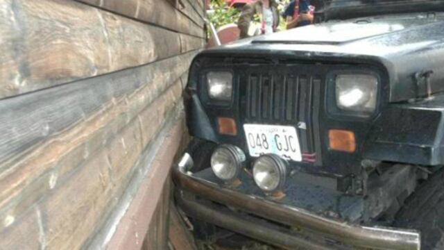 Jeep chocado por un niño de 3 años de edad en Oregon