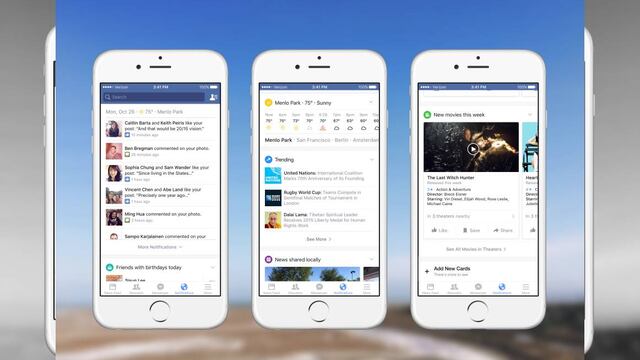 Mostrarán información relevante para el usuario y serán personalizables.