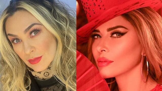 Aracely Arámbula y Gloria Trevi.