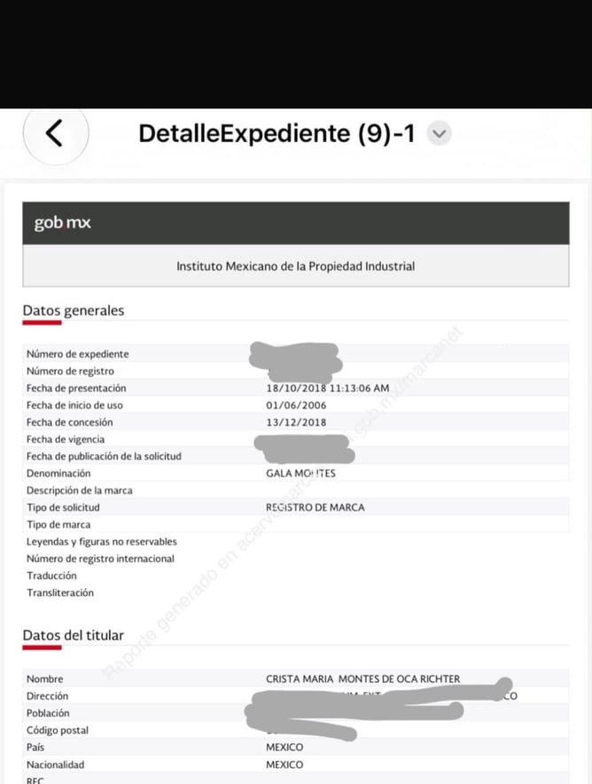 Gala Montes obtiene los derechos de su nombre artístico