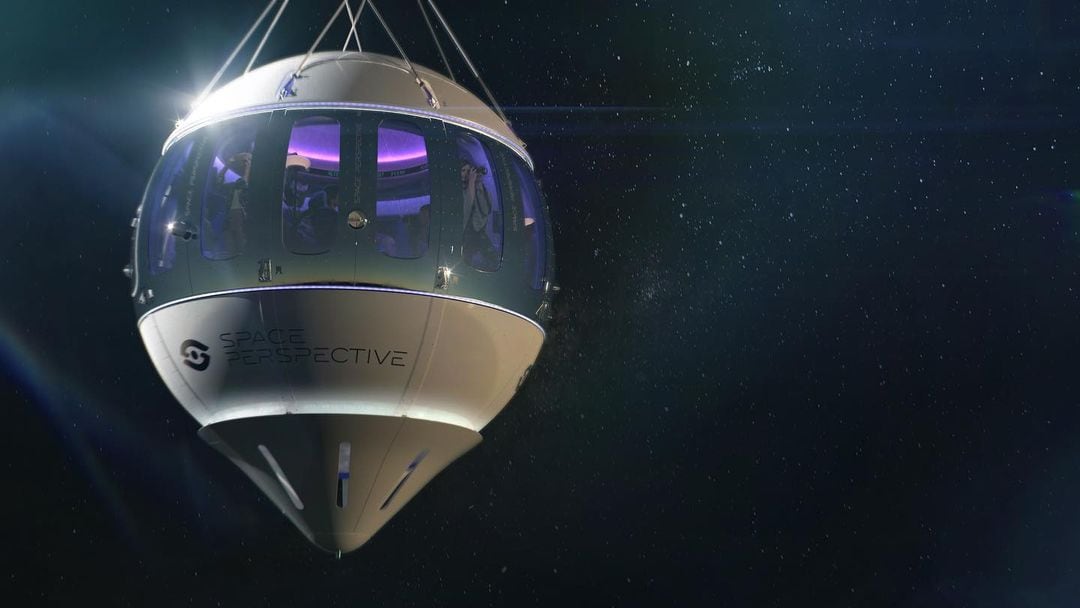 Nave Neptune de Space Perspective para las bodas en el espacio