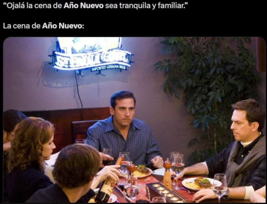 Los mejores memes del Año Nuevo 2025