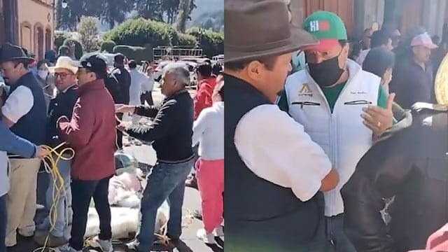 Pobladores de El Oro amarran a funcionarios para exigir presencia de la alcaldesa Juana Elizabeth Díaz