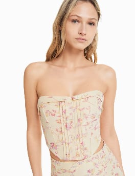Corset Bershka de primavera