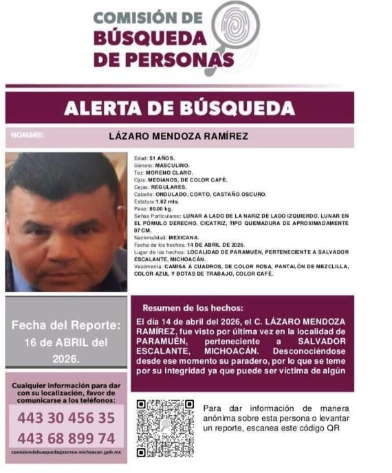 Localizan calcinado a Lázaro Mendoza, activista ambiental en Michoacán