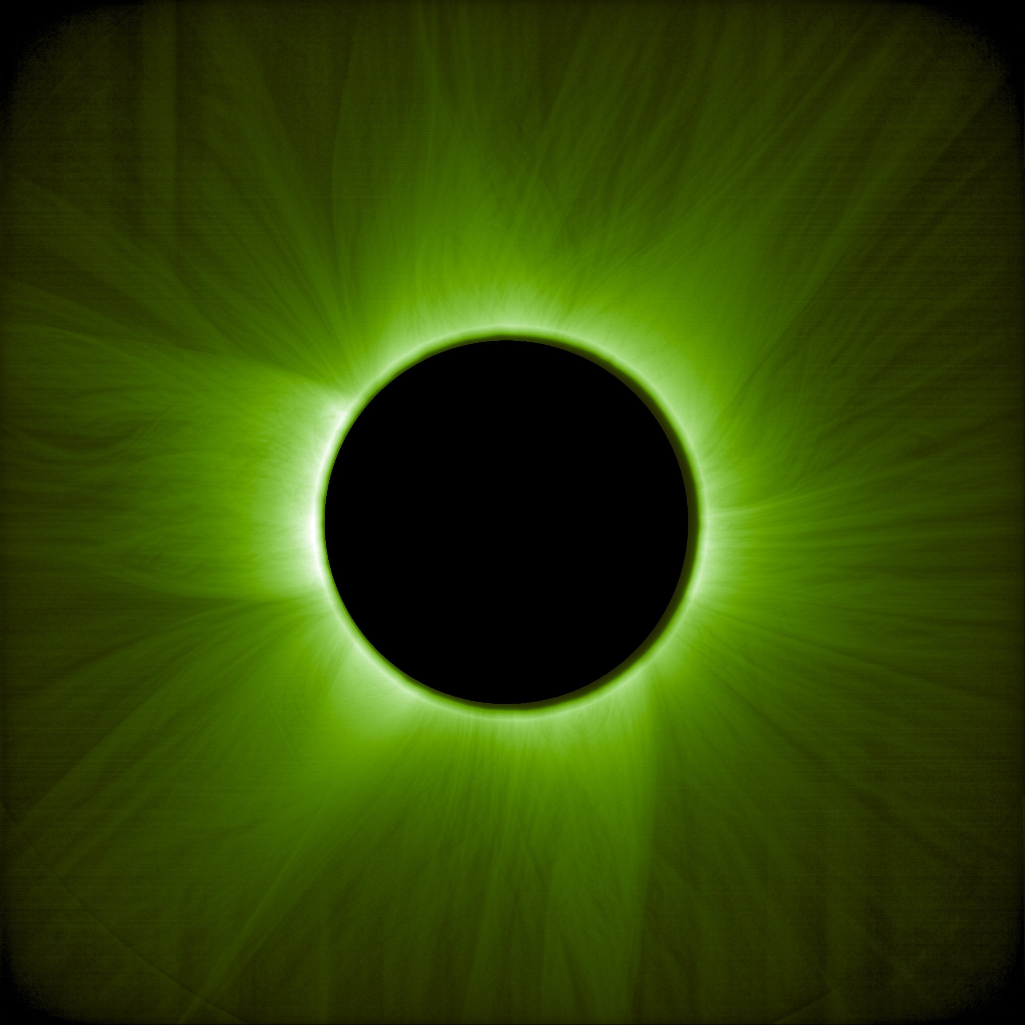 El primer eclipse artificial que provocaron dos satélites se ve así