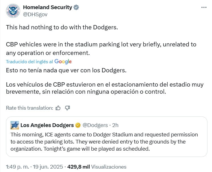 Equipo de béisbol favorito de AMLO se solidariza con migrantes y contra redadas de ICE