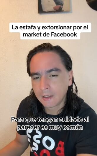Cuenta en TikTok cómo la estafaron en el Market Place de Facebook