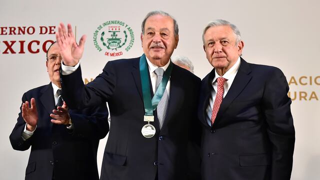 Carlos Slim y Andrés Manuel López Obrador