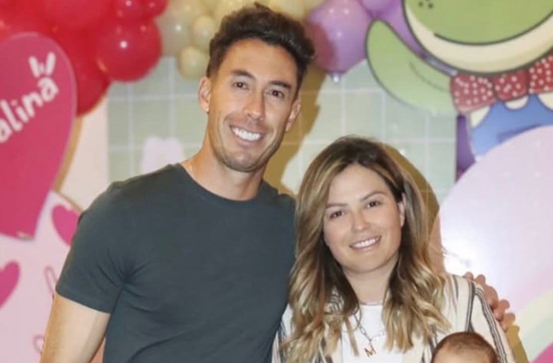 Mariana Echeverría y su esposo, Óscar Jiménez