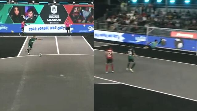 Gol de Osvaldito Martínez en la Kings League Américas