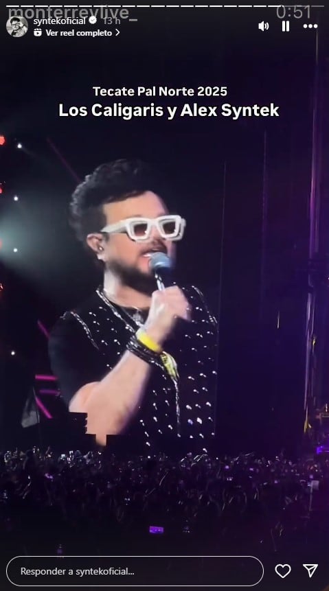 Aleks Syntek con Los Caligaris en el Tecate Pal Norte