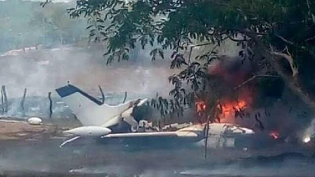 Desplome de avioneta
