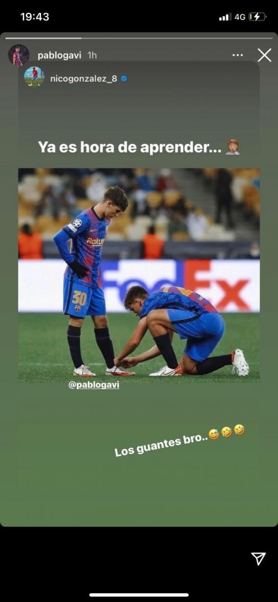 Nico González y Gavi