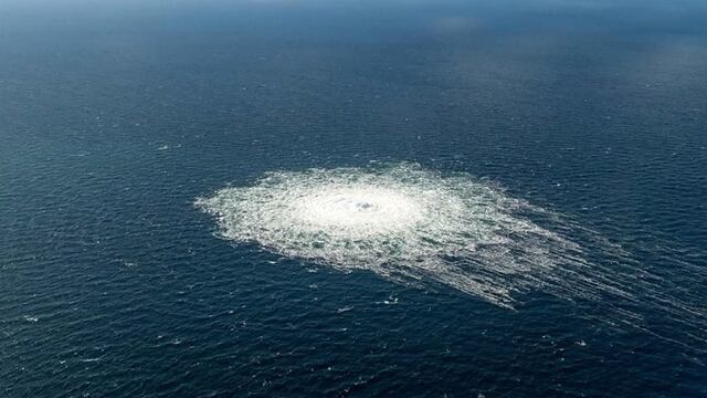 Nord Stream. Foto: AFP PHOTO / DANISH DEFENCE