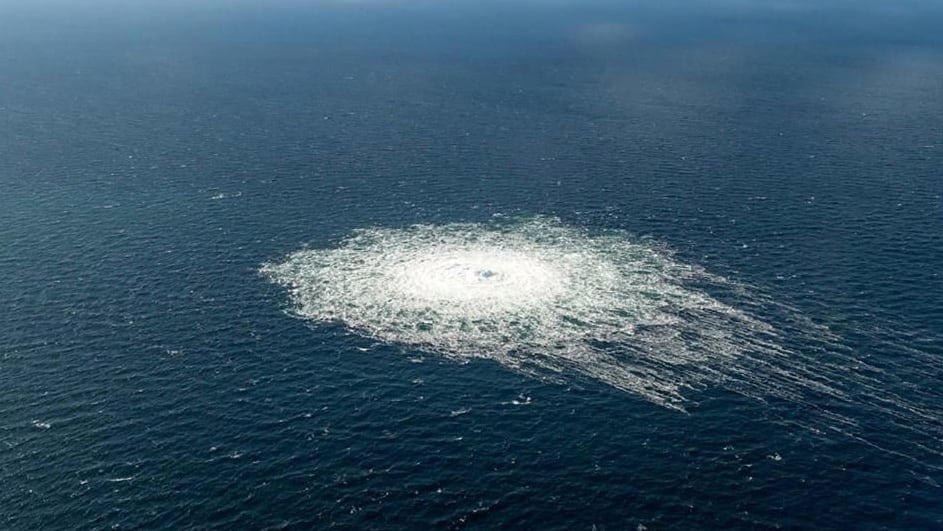 Nord Stream. Foto: AFP PHOTO / DANISH DEFENCE