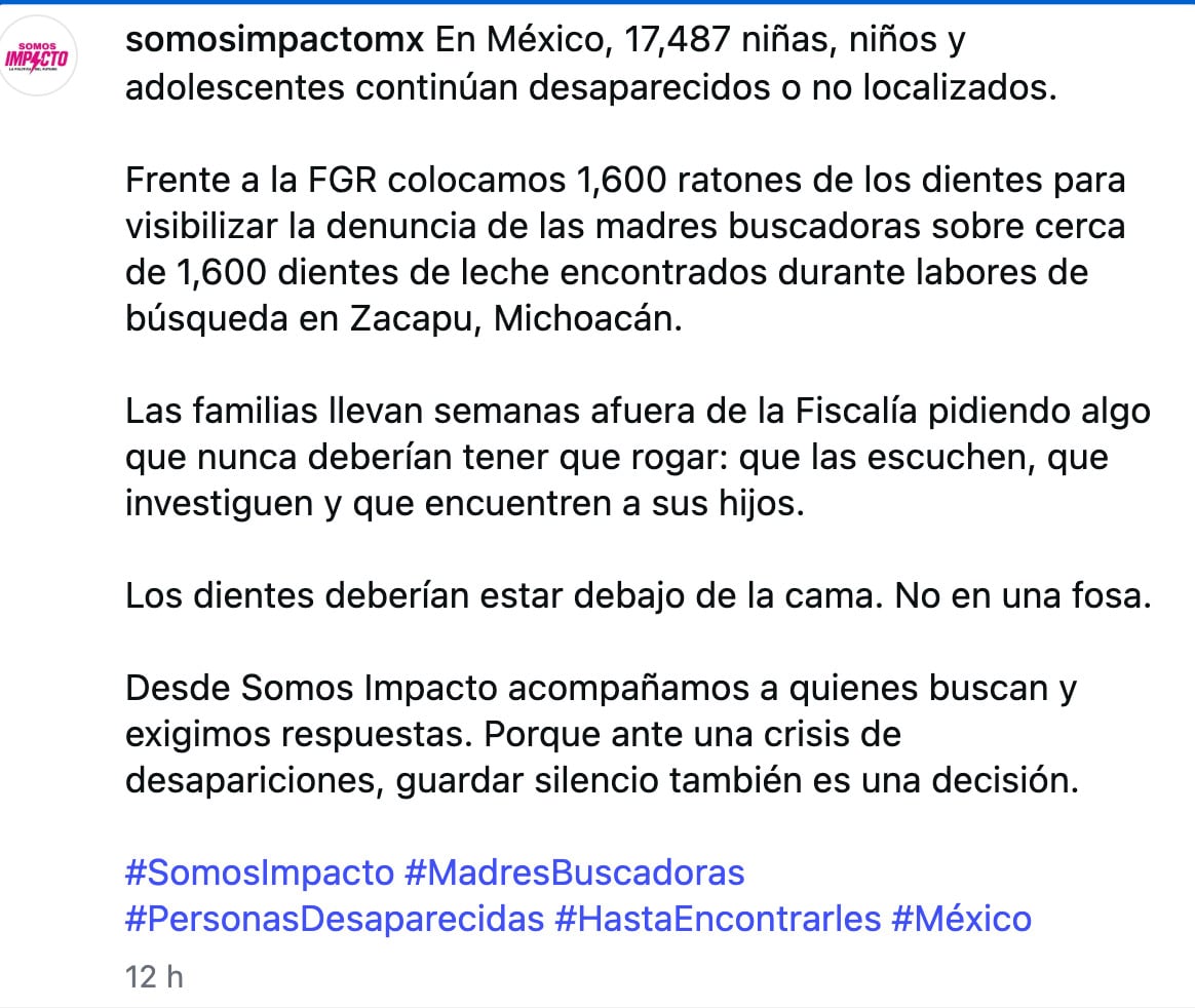 Protesta por dientes de leche llega a la FGR con 1,600 ratoncitos de plástico