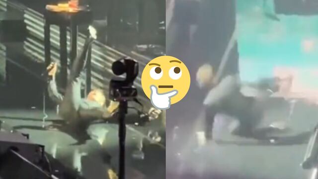 ¿La caída de Luis Miguel fue planeada? Evidencian que hace 30 años cayó igual.