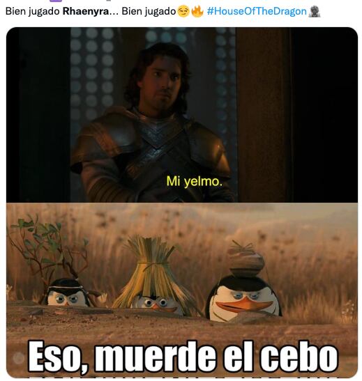 Memes de The House of Dragon de Daemon y Rhaenyra