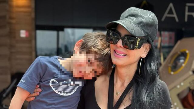 Maribel Guardia y su nieto, José Julián