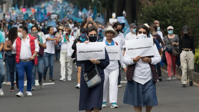 Marchan contra el aborto en CDMX