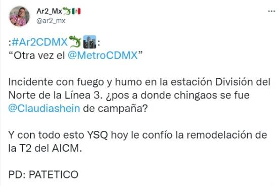 Incendio en Metro CDMX, ahora en División del Norte; pertenencias habrían caído a las vías