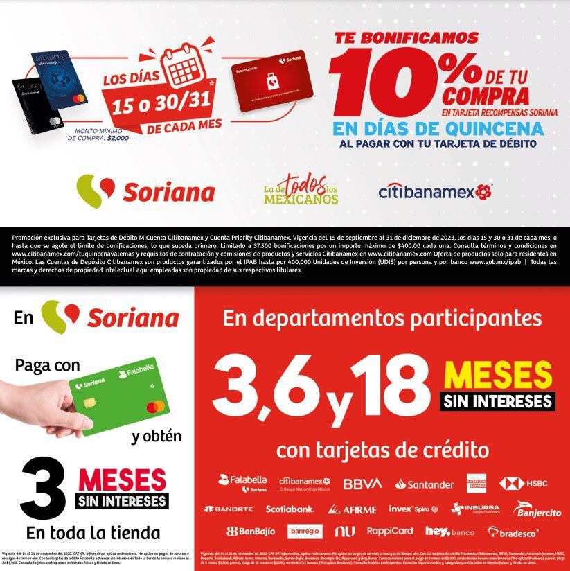 Las mejores ofertas del Soriana Black Friday