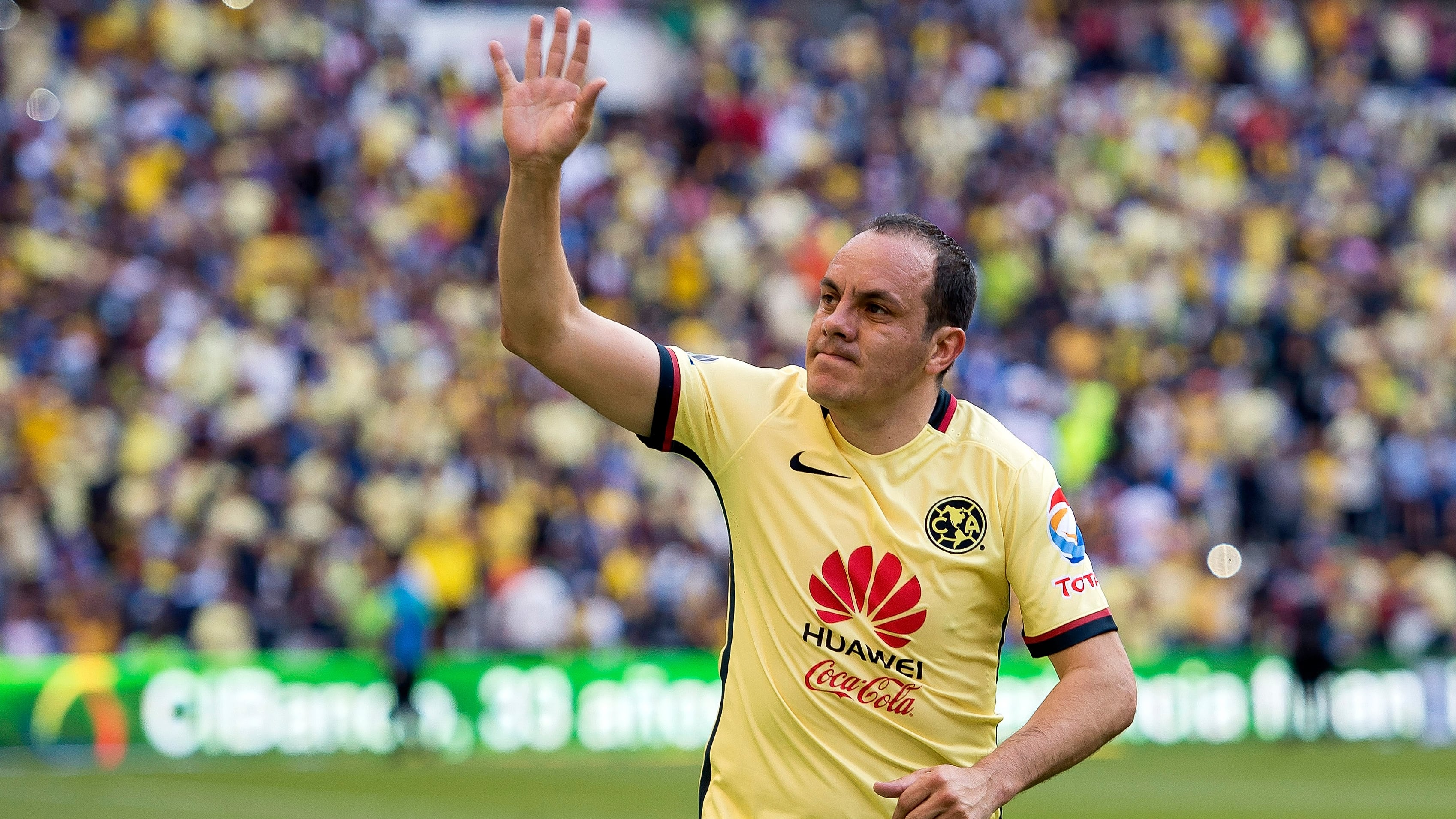 Cuauhtémoc Blanco en su último partido con el Club América