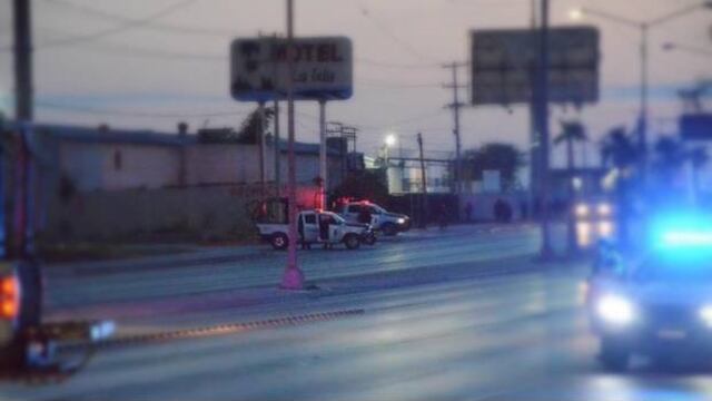 Zona de enfrentamiento en Nuevo Laredo, Tamaulipas.