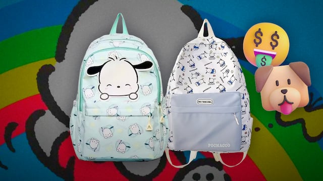 Las mochilas de Pochacco que compras en Mercado Libre