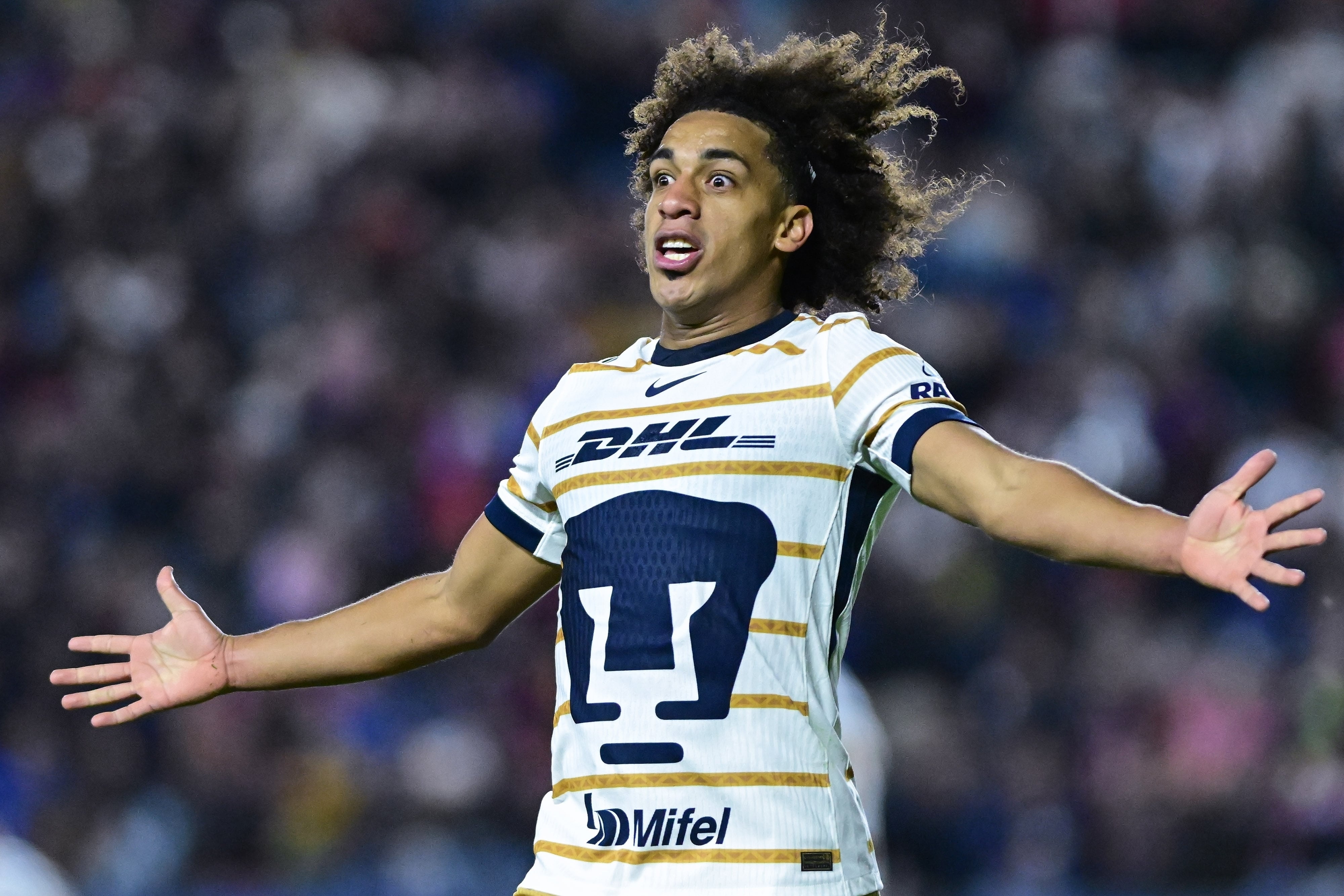 Coco Carrasquilla, jugador de Pumas
