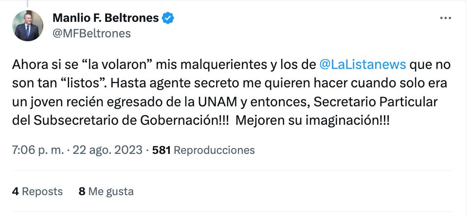 Manlio Fabio Beltrones, DFS