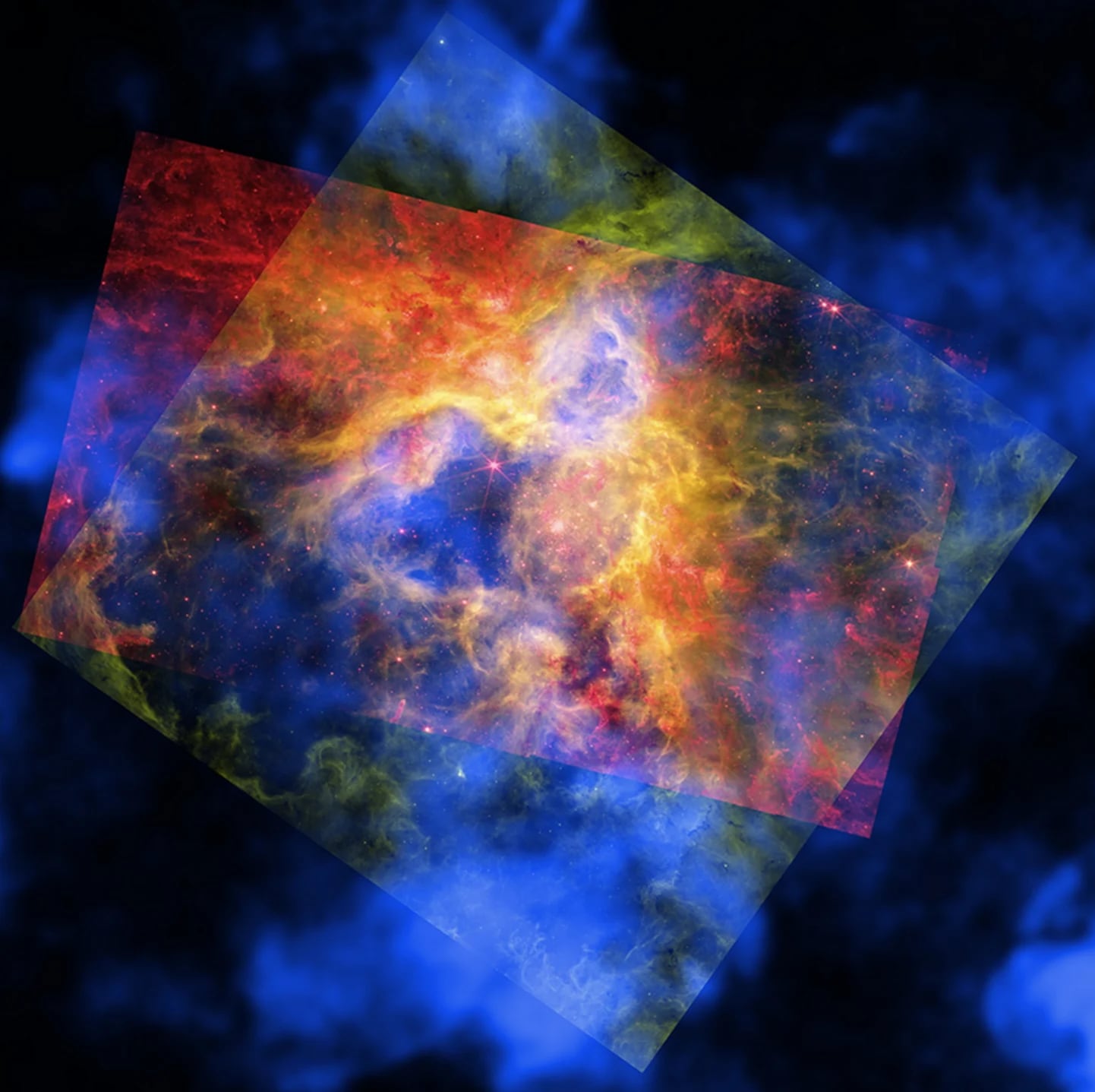 NASA muestra imágenes de la Nebulosa de Tarántula
