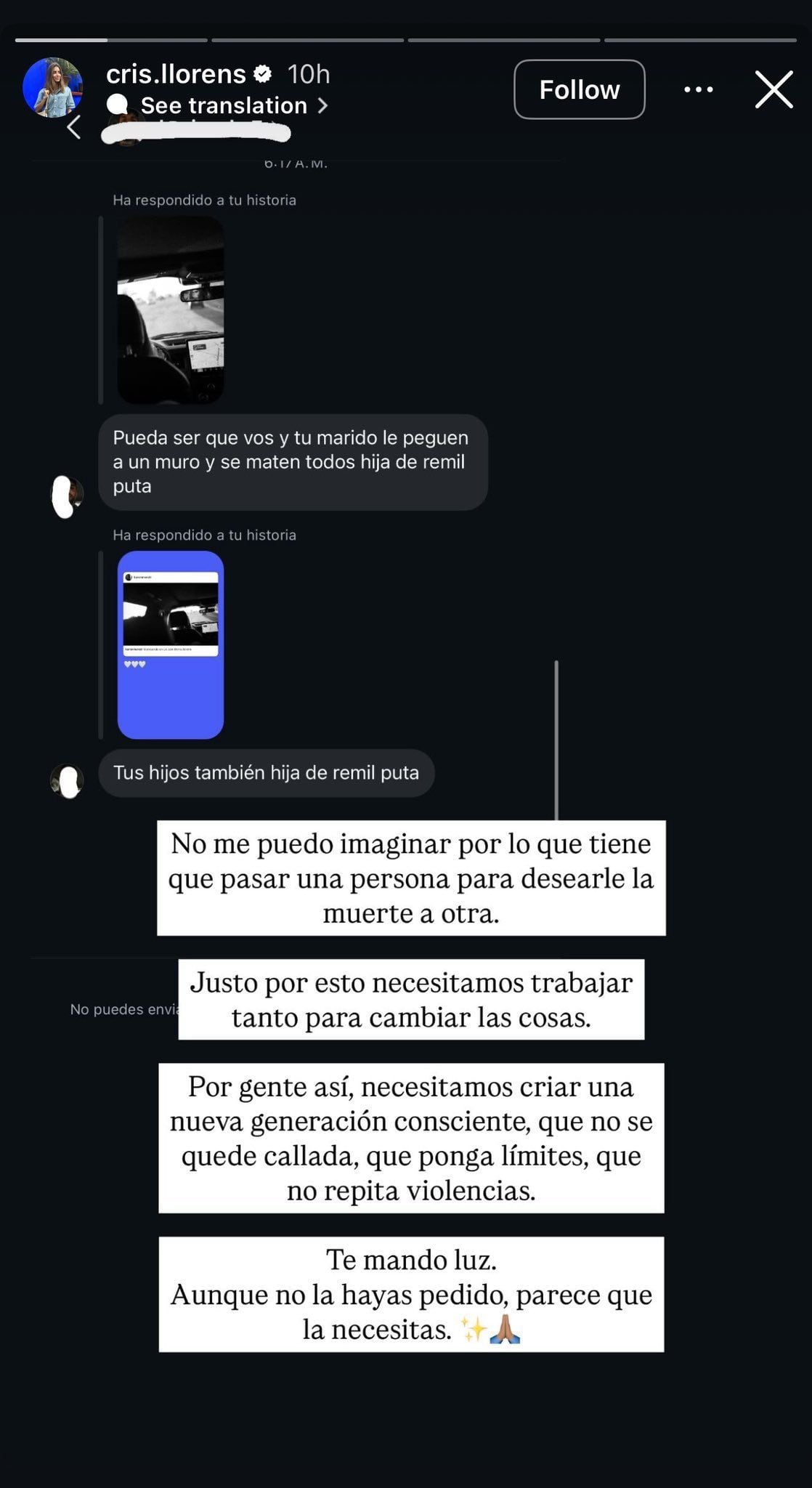 Esposa de Sergio Canales denuncia amenazas de muerte