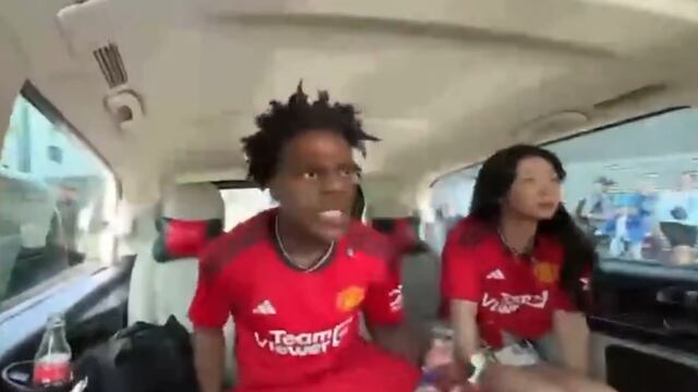 Ishowspeed es acosado por fans del Manchester City