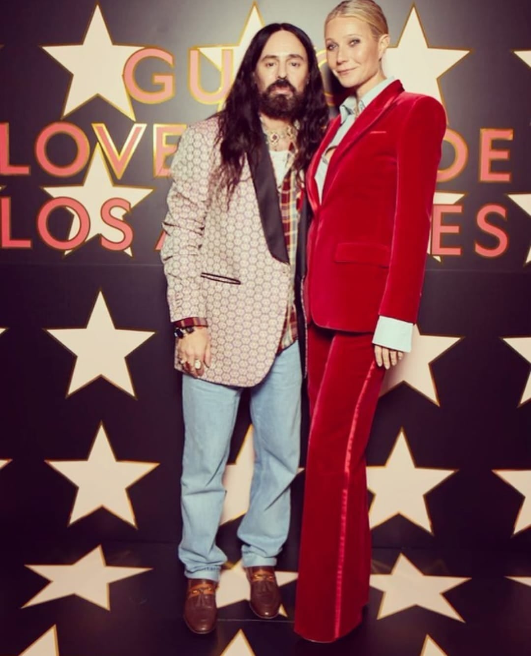 Gwyneth Paltrow y Alessandro Michele