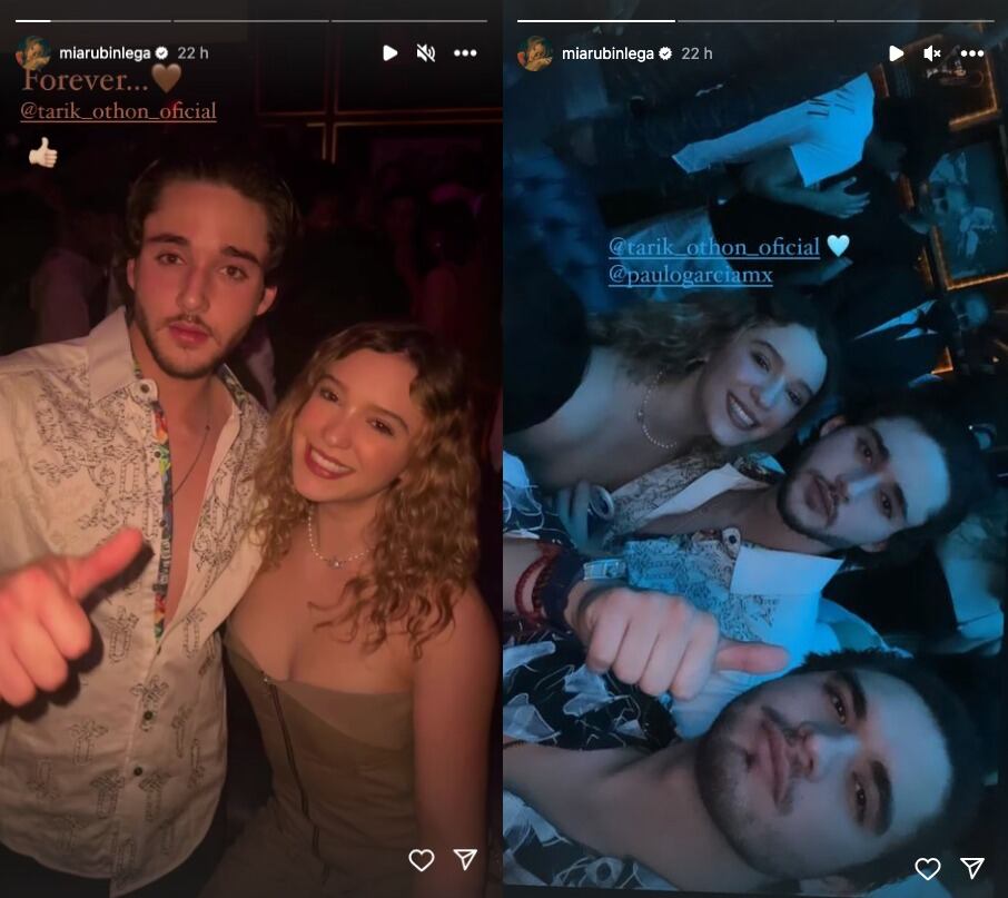 Mía Rubín Legarreta y Tarik Othón se dejan ver juntos en una fiesta entre amigos