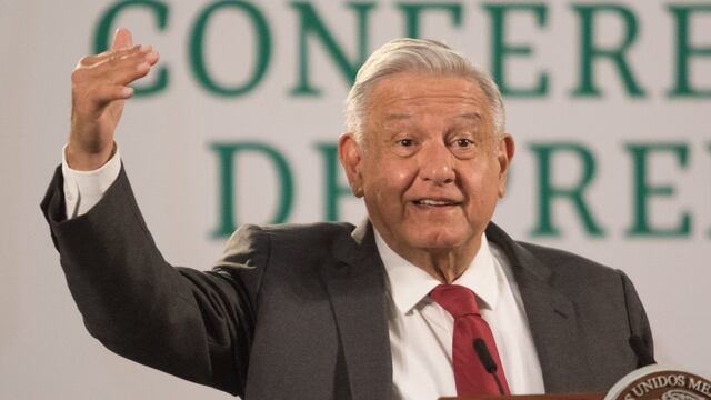 AMLO en su conferencia mañanera