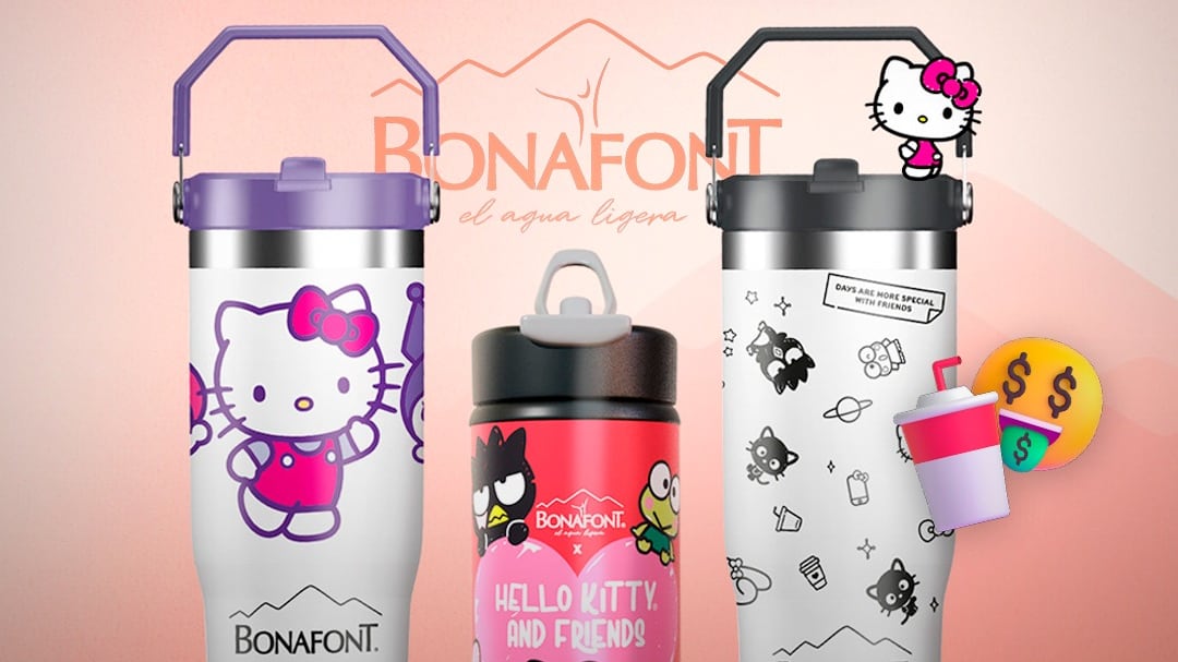 Nuevo termo y cilindro de Hello Kitty: Precio y cómo conseguir los coleccionables de Bonafont