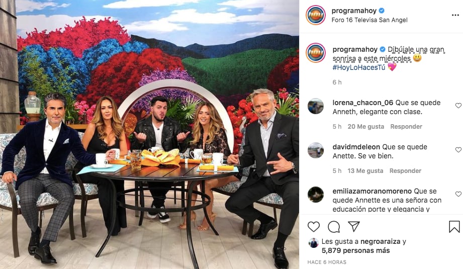 Anette Michel en Hoy