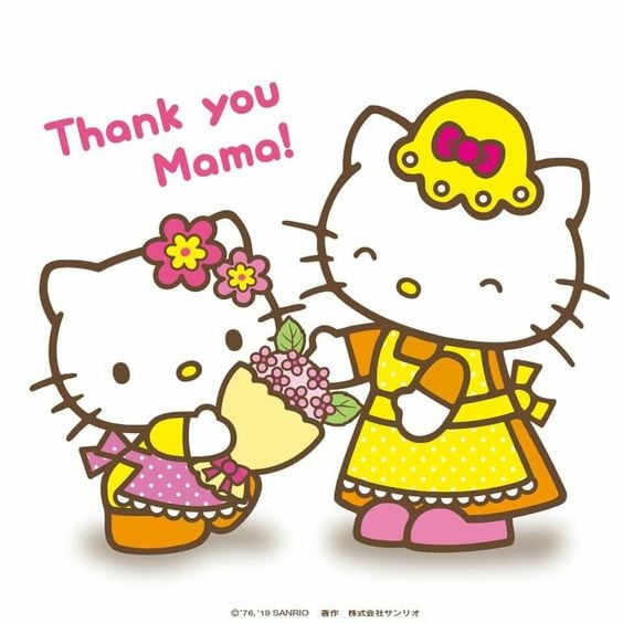Tarjetas de Hello Kitty para el Día de las Madres