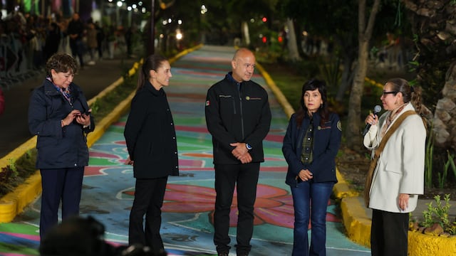 Claudia Sheinbaum inaugura Sendero Seguro en avenida Pichardo Pagaza