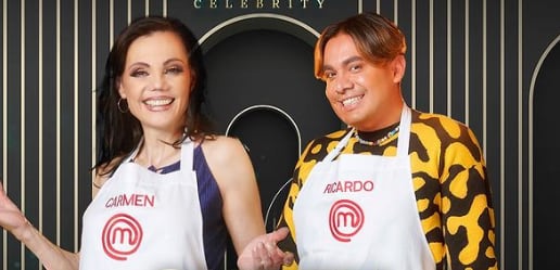 Carmen Campuzano y Ricardo Peralta suben al balcón en MasterChef Celebrity
