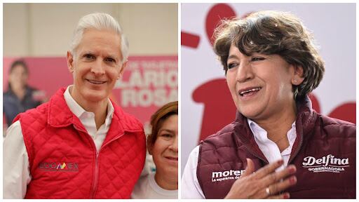 Alfredo del Mazo Maza  y Delfina Gómez Morena