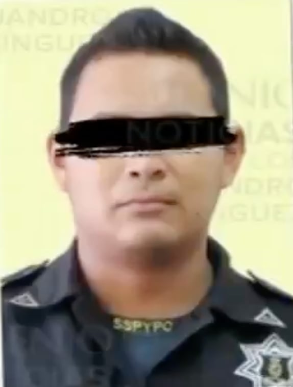 Sigifredo "N", uno de los policías implicados en el asesinato de Yanqui Kothan Gómez