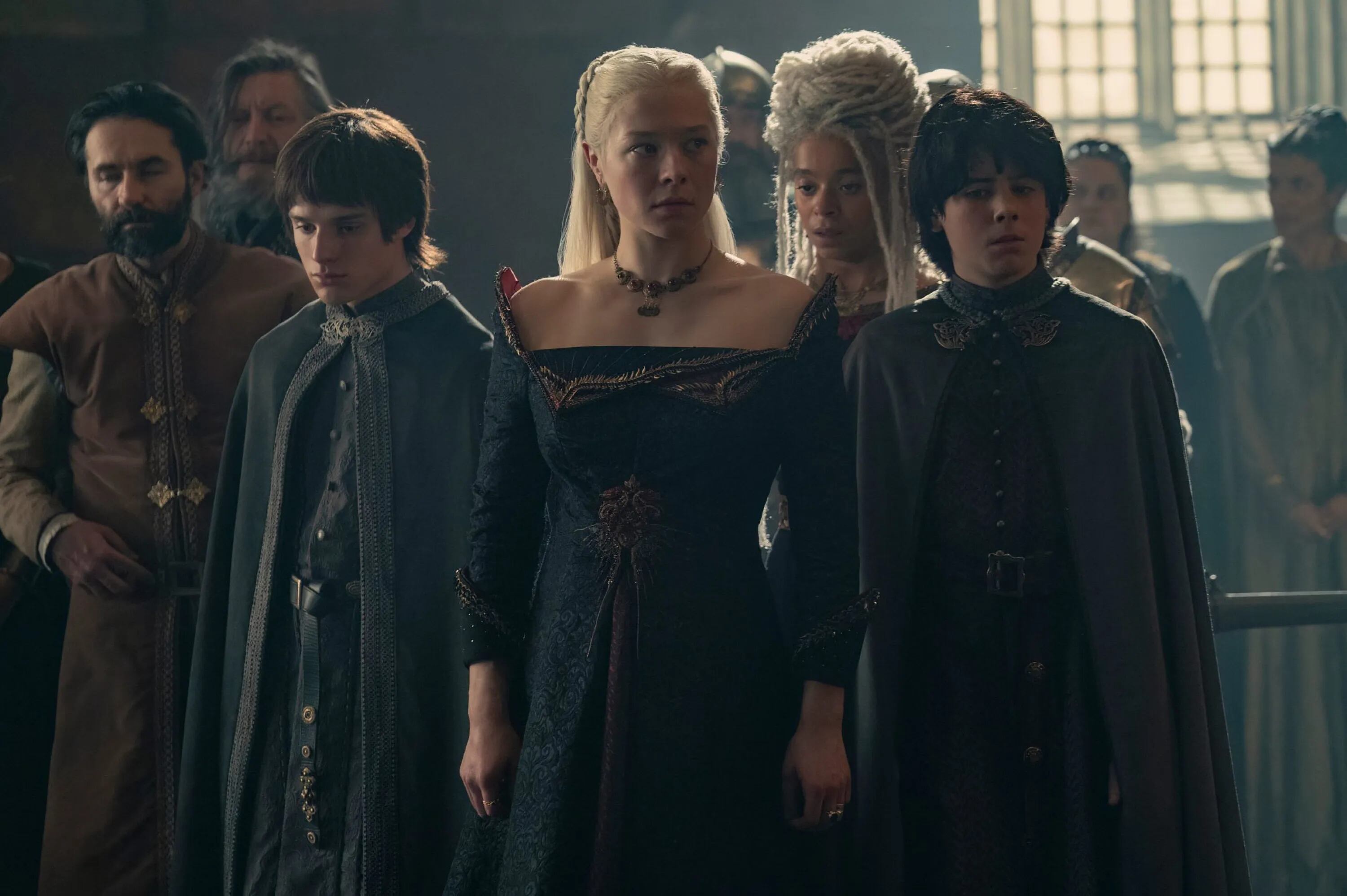 Rhaenyra Targaryen y sus hijos