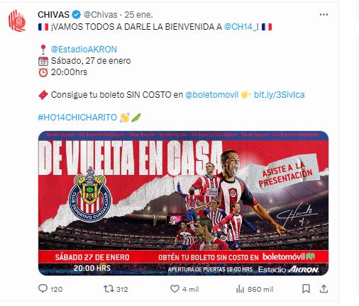 Presentación Chicharito Hernandez