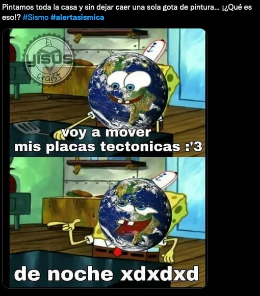 Meme sobre el sismo en Michoacán.