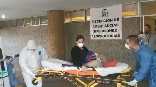 Paciente dada de alta del coronavirus en Aguascalientes.